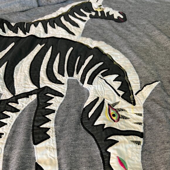 1980's // Vintage // Bonnie Boerer Zebra Sweater // Medium - Picture 7 of 7